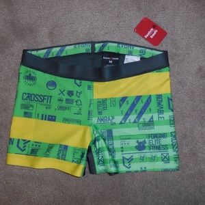 Womens Reebok Crossfit Compression Booty Shorts M